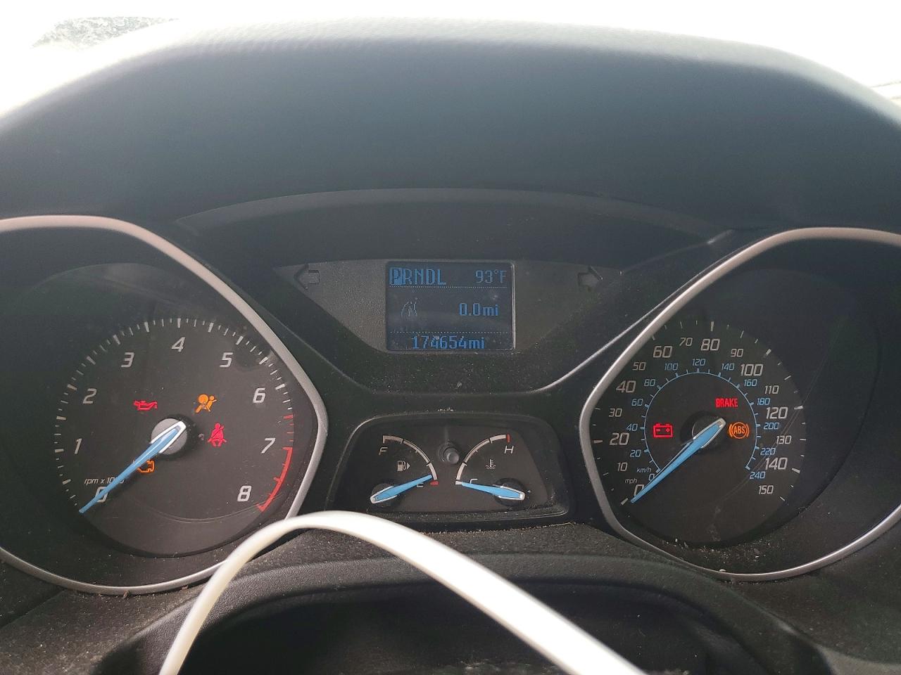 2012 Ford Focus S Blue vin: 1FAHP3E23CL229825