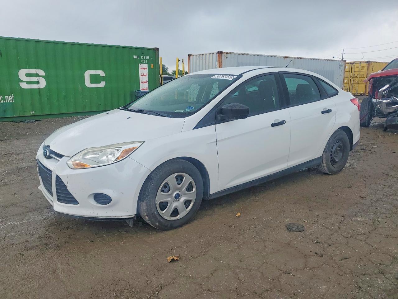 2012 Ford Focus S Белый vin: 1FAHP3E24CL434537