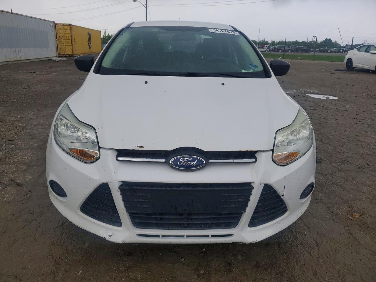 2012 Ford Focus S Белый vin: 1FAHP3E24CL434537