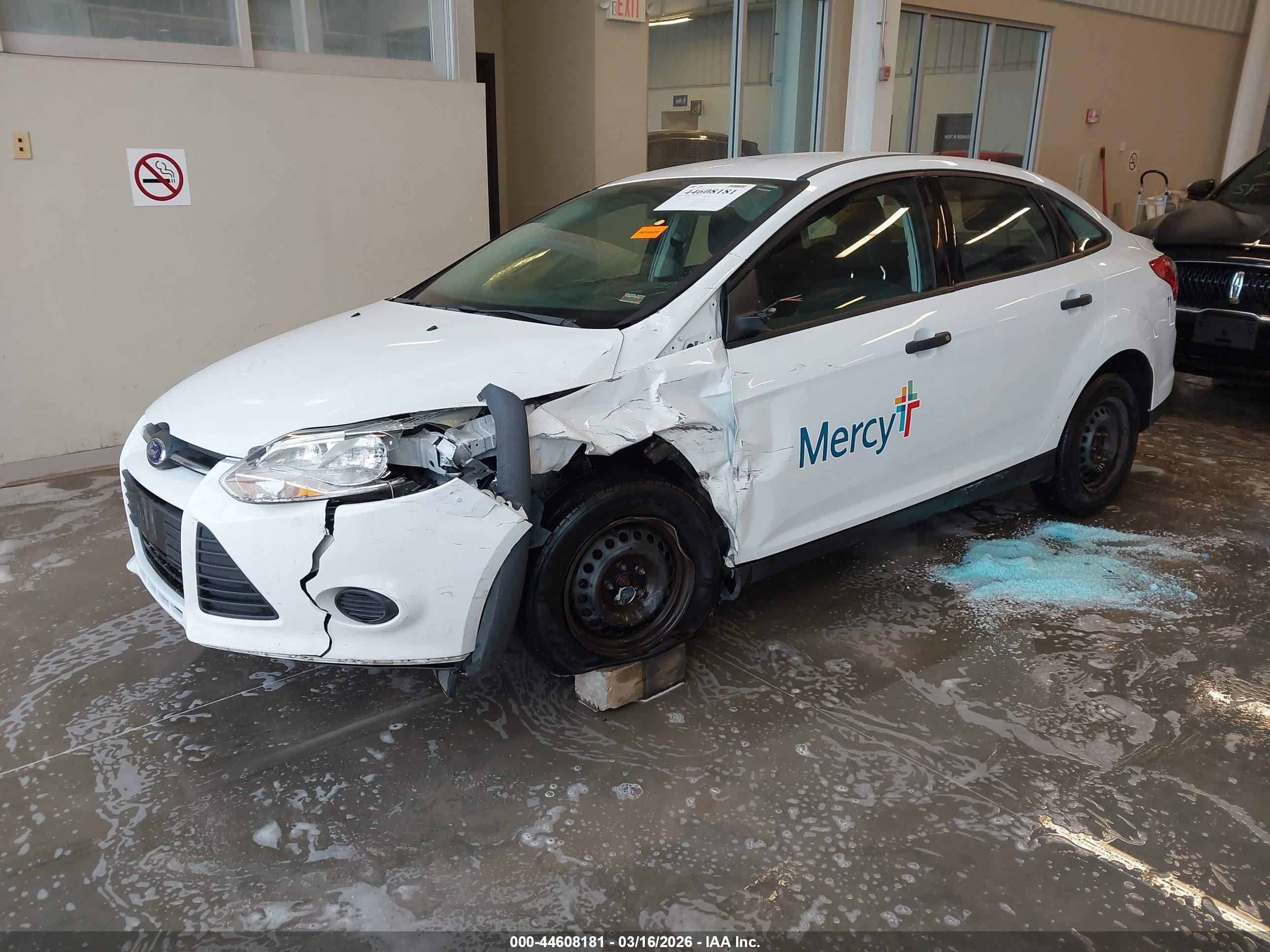 2012 Ford Focus S White vin: 1FAHP3E28CL196997