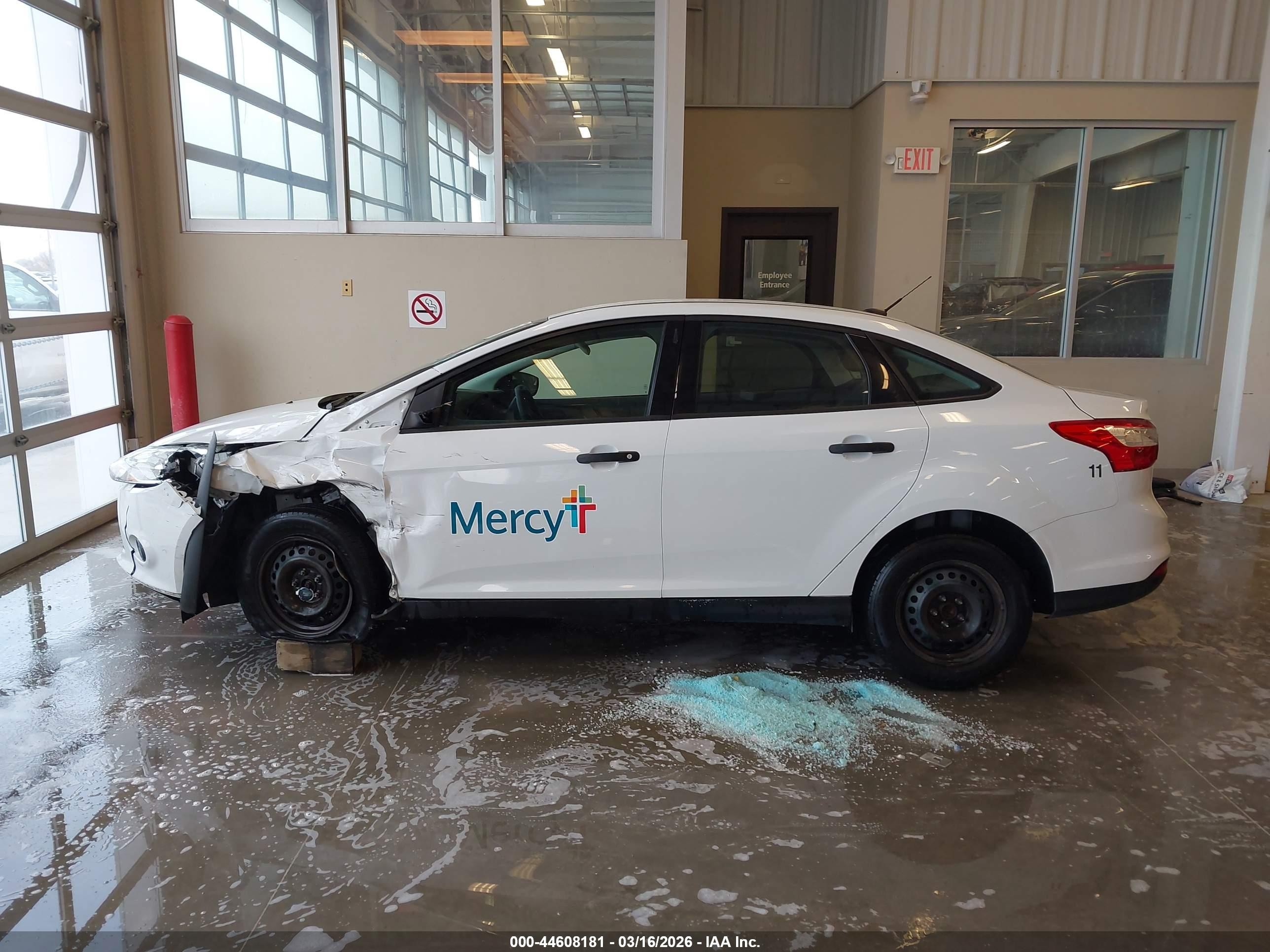 2012 Ford Focus S White vin: 1FAHP3E28CL196997