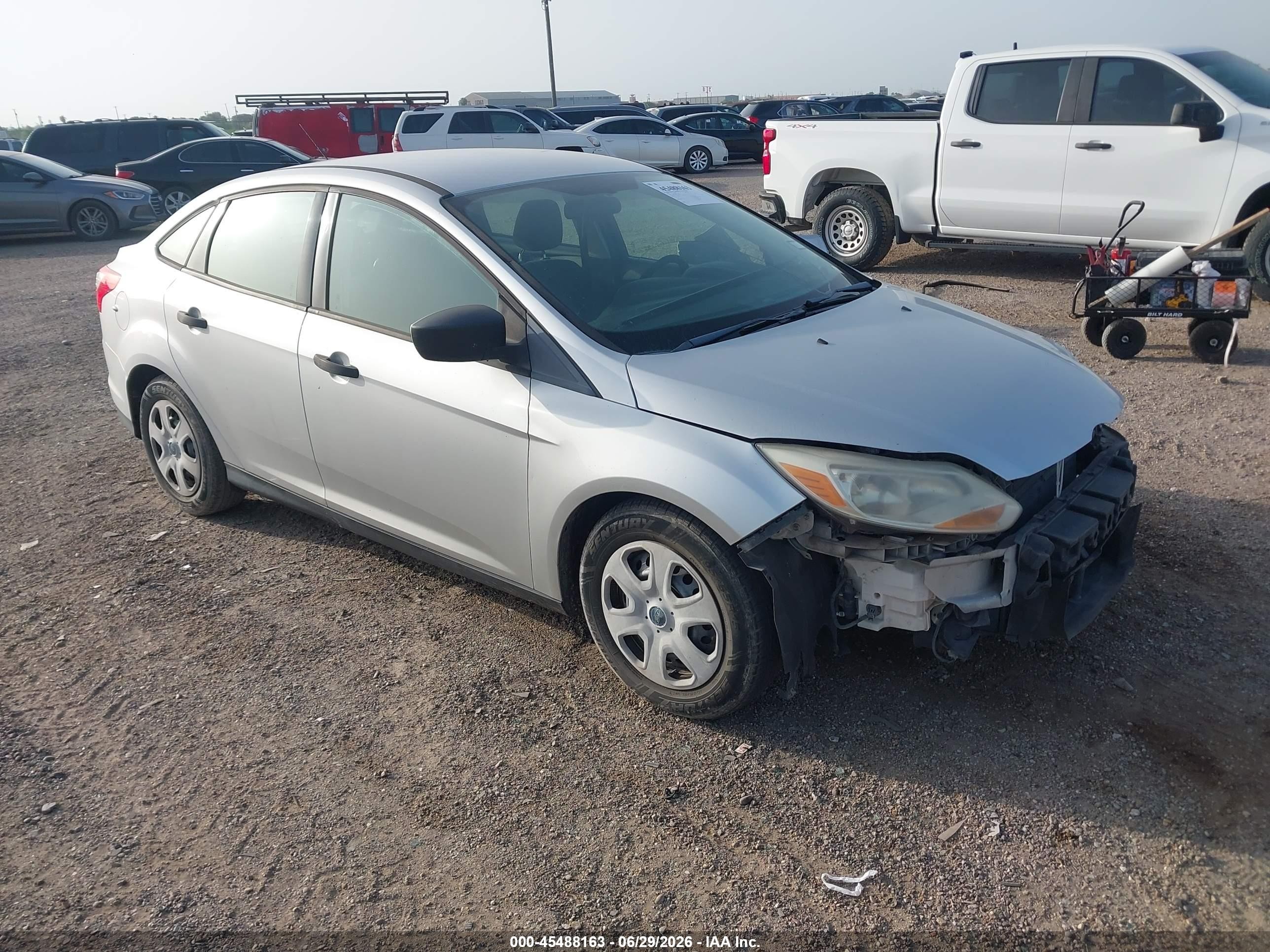 2012 Ford Focus S Gray vin: 1FAHP3E28CL251089
