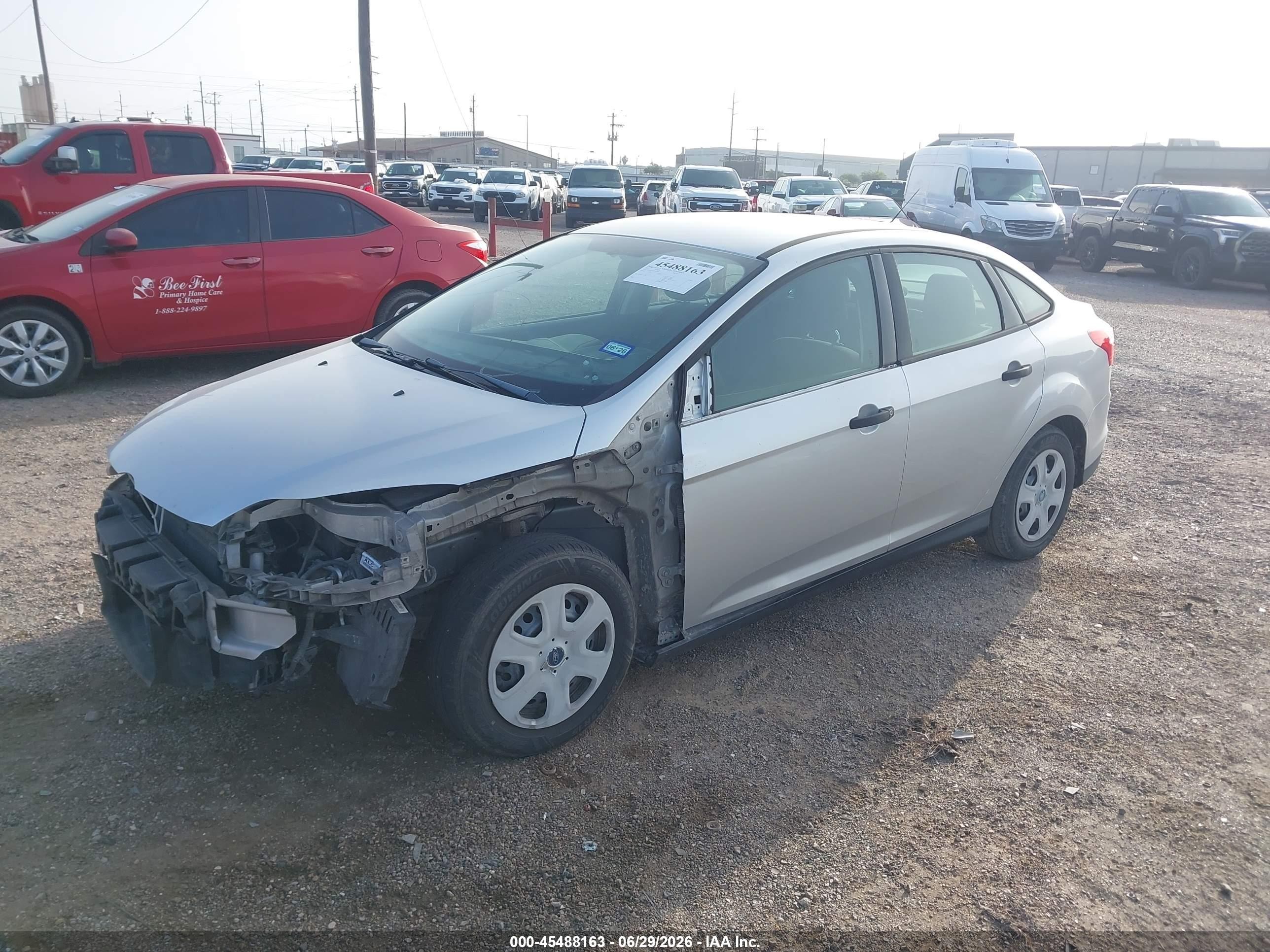 2012 Ford Focus S Gray vin: 1FAHP3E28CL251089