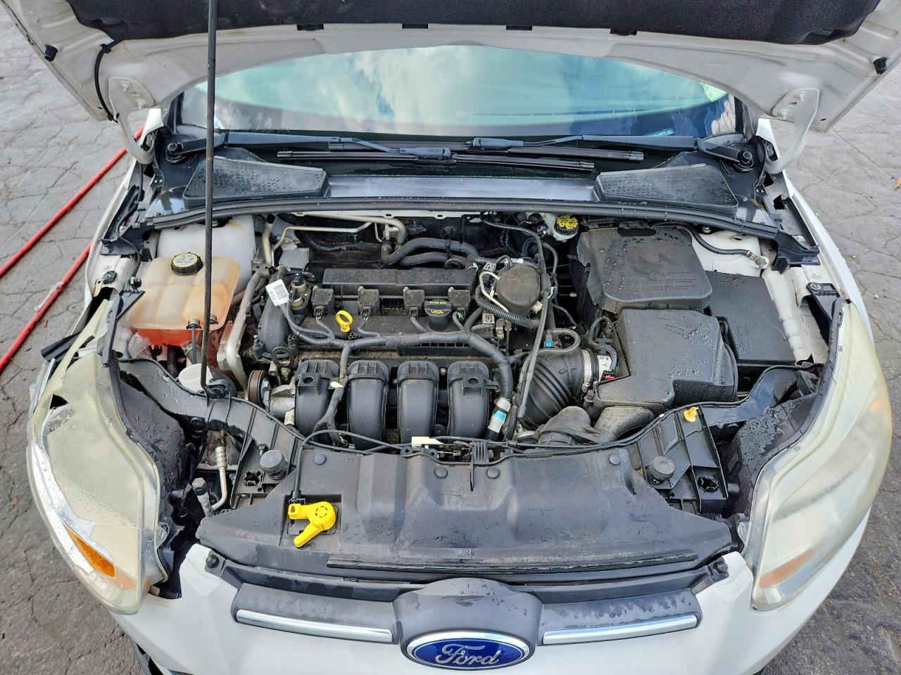 2012 Ford Focus S Белый vin: 1FAHP3E28CL344579