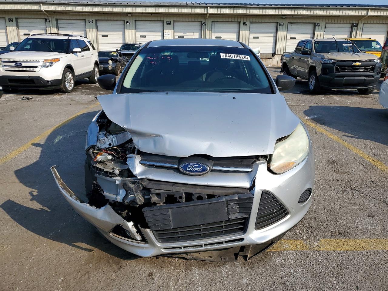 2012 Ford Focus S Серебряный vin: 1FAHP3E29CL316080