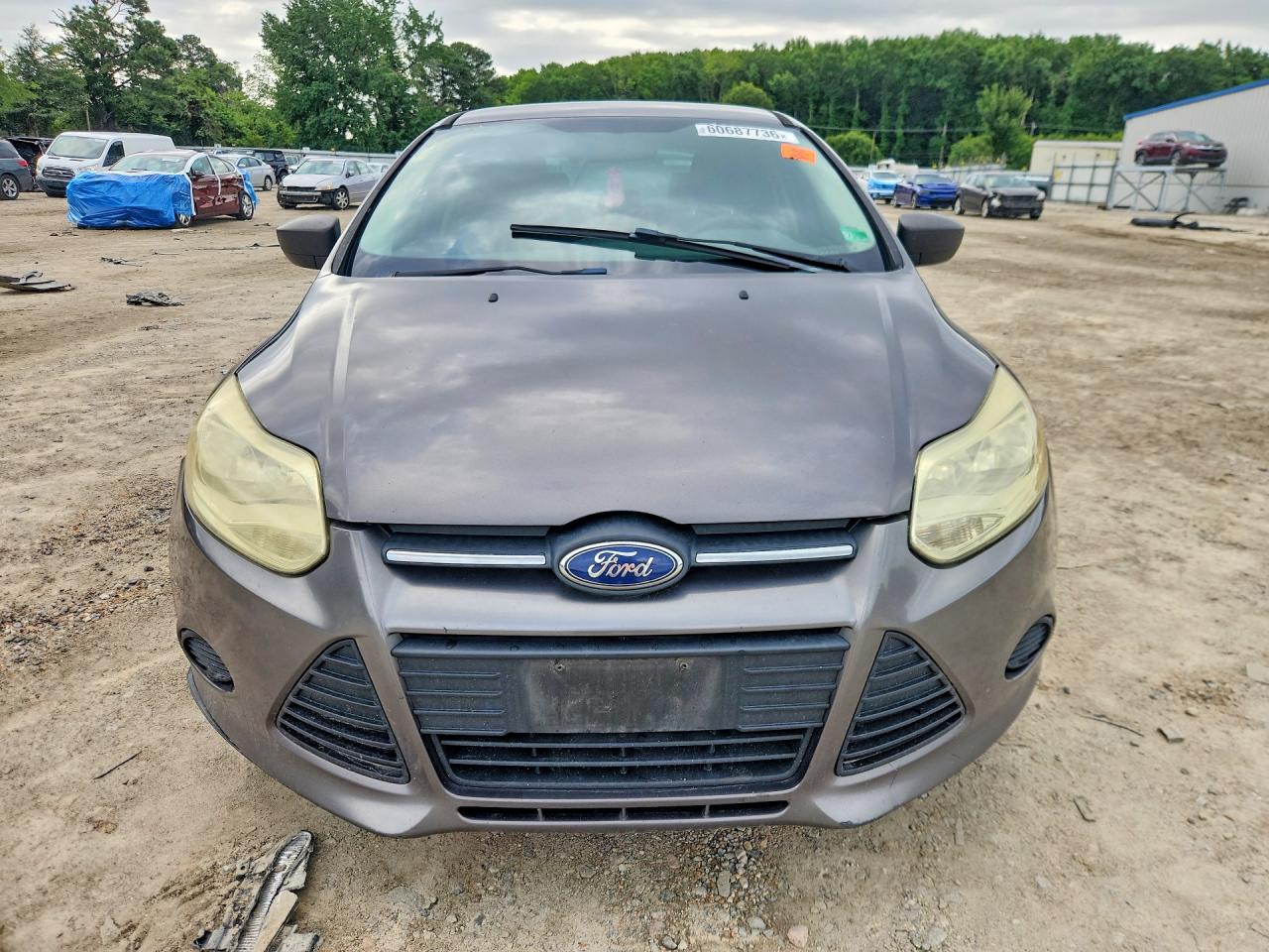 2012 Ford Focus S Серый vin: 1FAHP3E2XCL321353