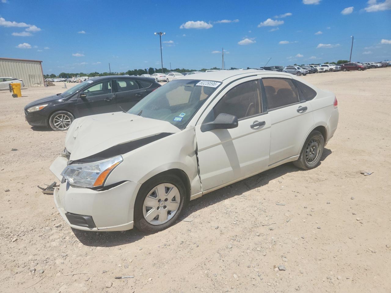 2010 Ford Focus S White vin: 1FAHP3EN0AW262609