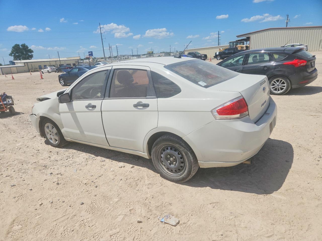 2010 Ford Focus S White vin: 1FAHP3EN0AW262609