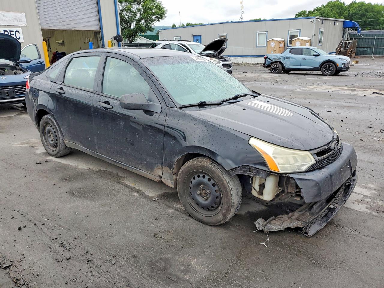 2011 Ford Focus S Черный vin: 1FAHP3EN0BW140897
