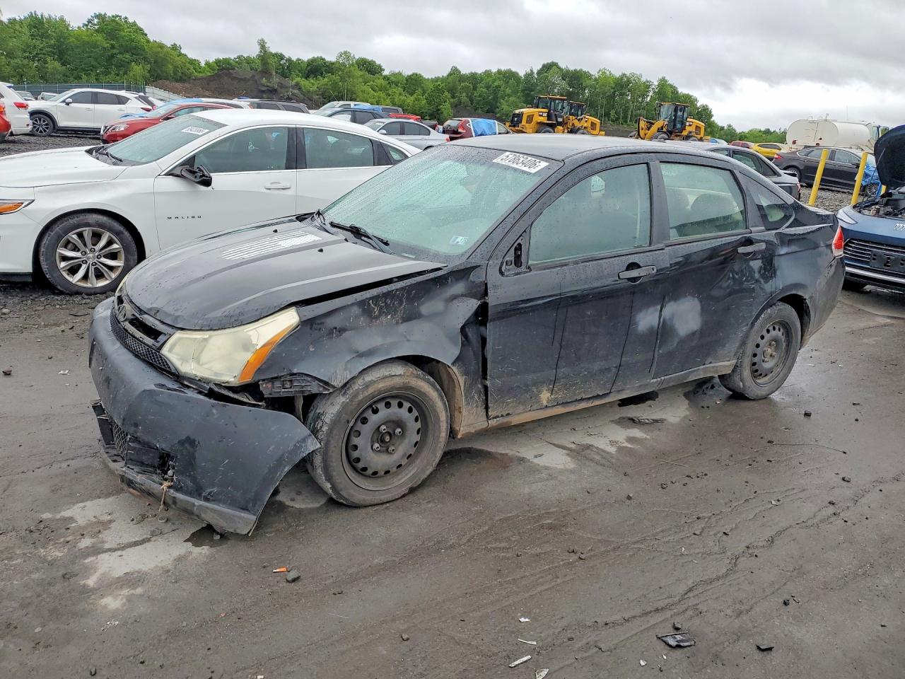 2011 Ford Focus S Черный vin: 1FAHP3EN0BW140897