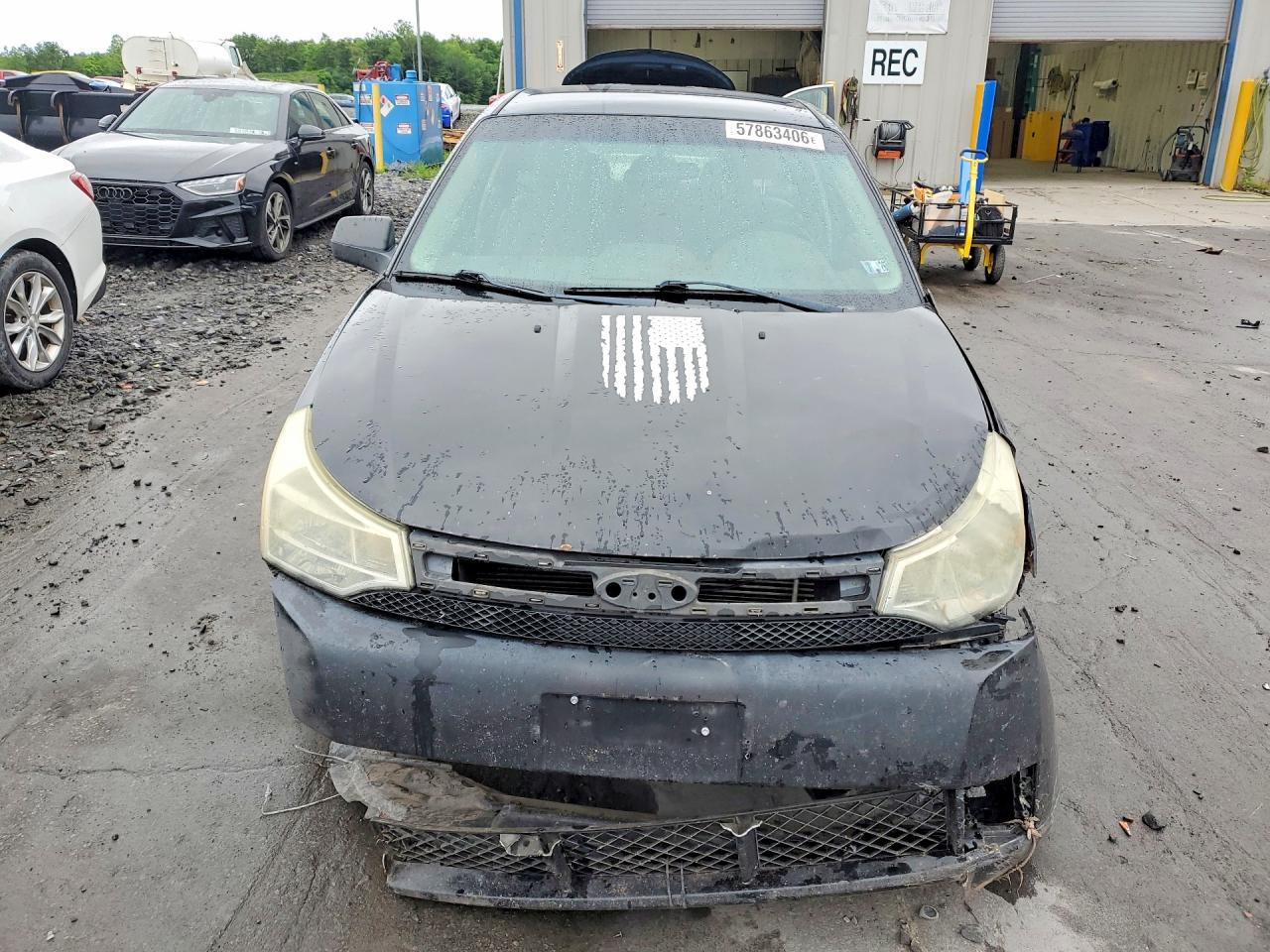 2011 Ford Focus S Черный vin: 1FAHP3EN0BW140897
