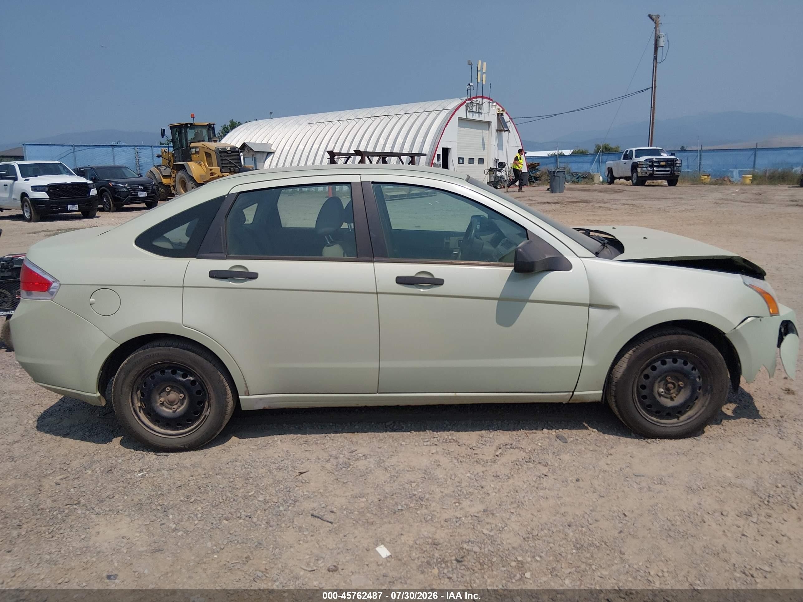 2010 Ford Focus S Зеленый vin: 1FAHP3EN1AW153088