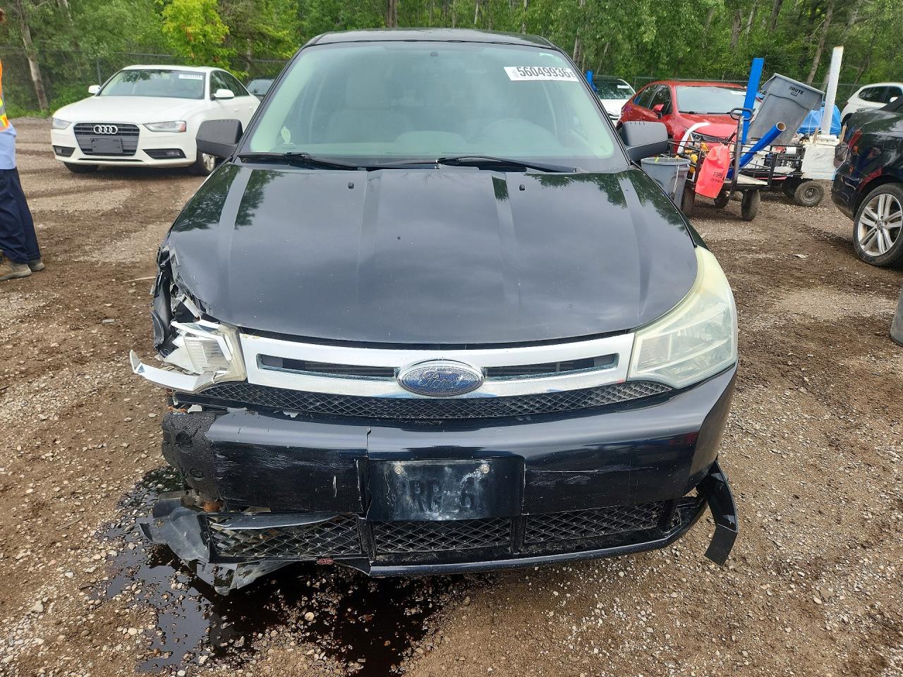 2010 Ford Focus S Black vin: 1FAHP3EN2AW152001