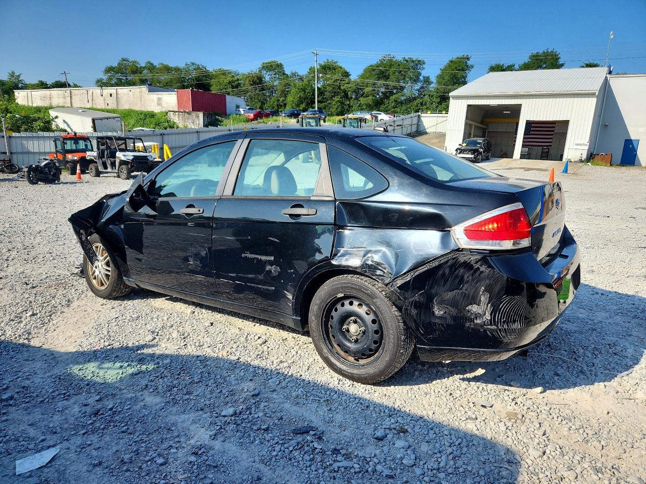 2011 Ford Focus S Black vin: 1FAHP3EN2BW145020
