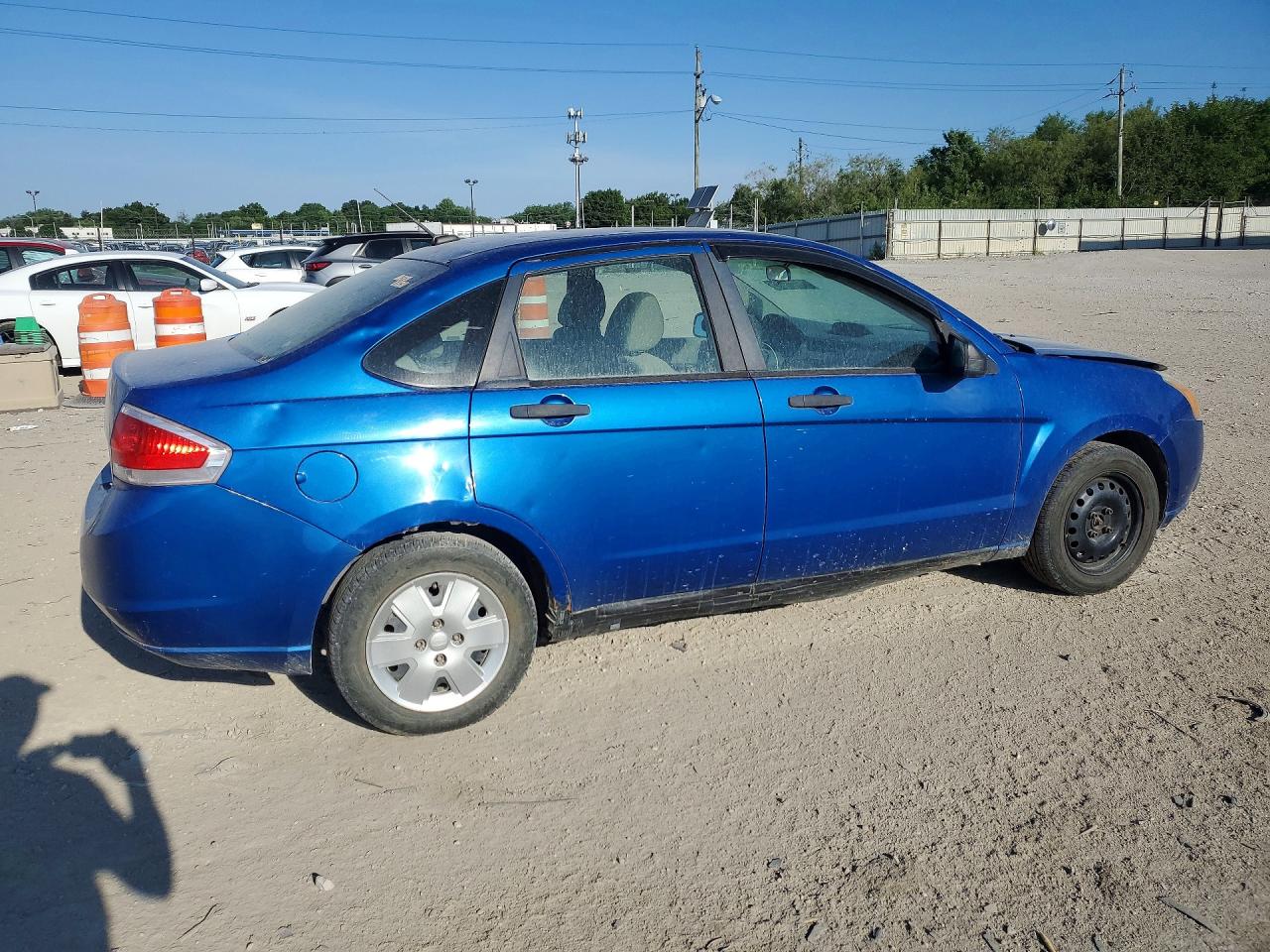 2010 Ford Focus S Blue vin: 1FAHP3EN3AW234058