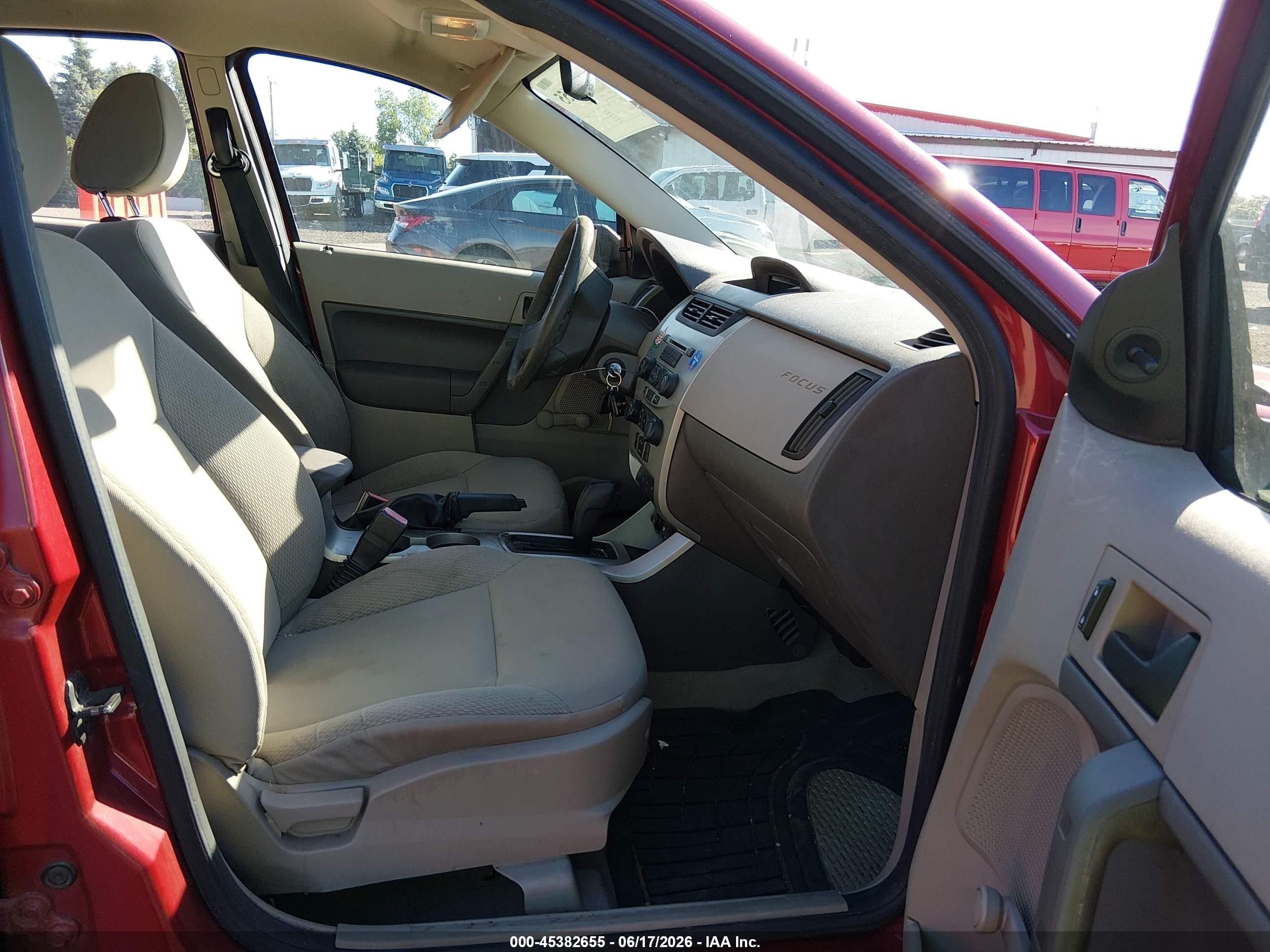 2010 Ford Focus S Red vin: 1FAHP3EN3AW289139
