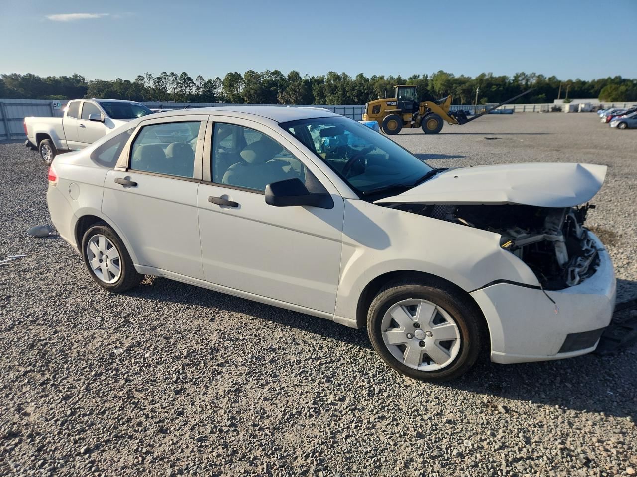 2011 Ford Focus S White vin: 1FAHP3EN3BW141249