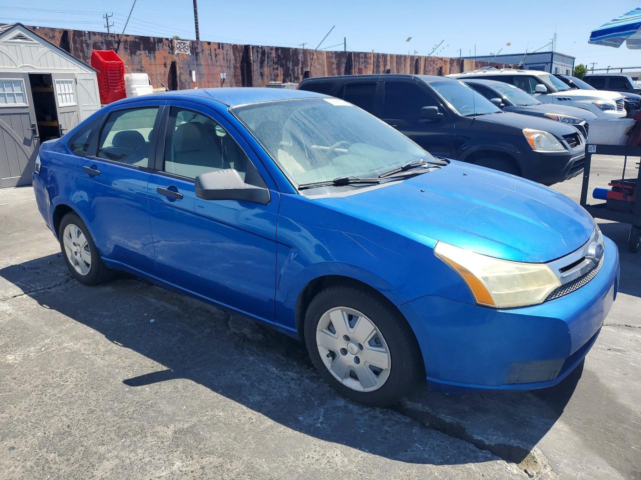 2010 Ford Focus S Blue vin: 1FAHP3EN4AW206480
