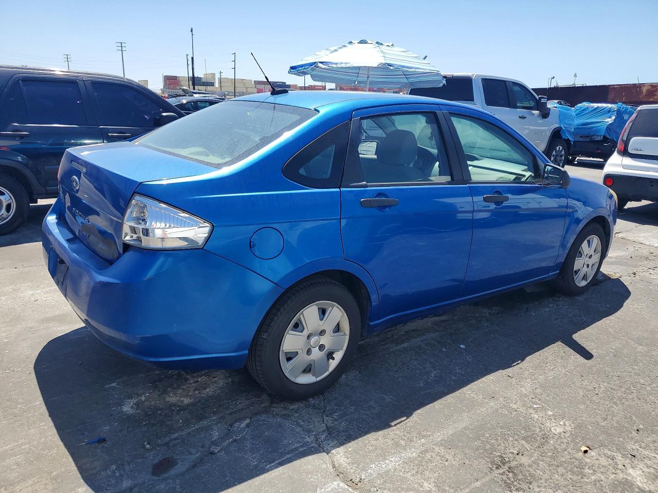 2010 Ford Focus S Blue vin: 1FAHP3EN4AW206480