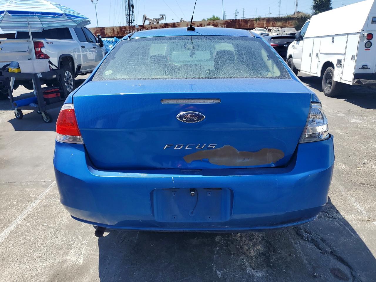2010 Ford Focus S Blue vin: 1FAHP3EN4AW206480
