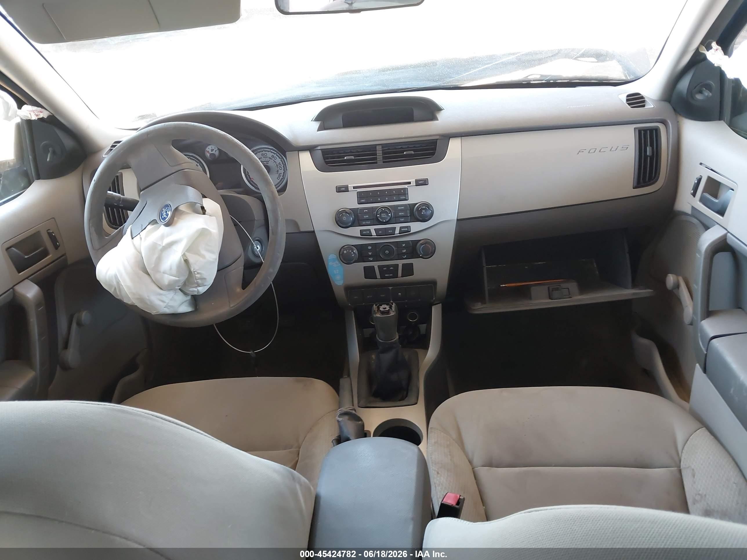 2010 Ford Focus S Blue vin: 1FAHP3EN4AW221366