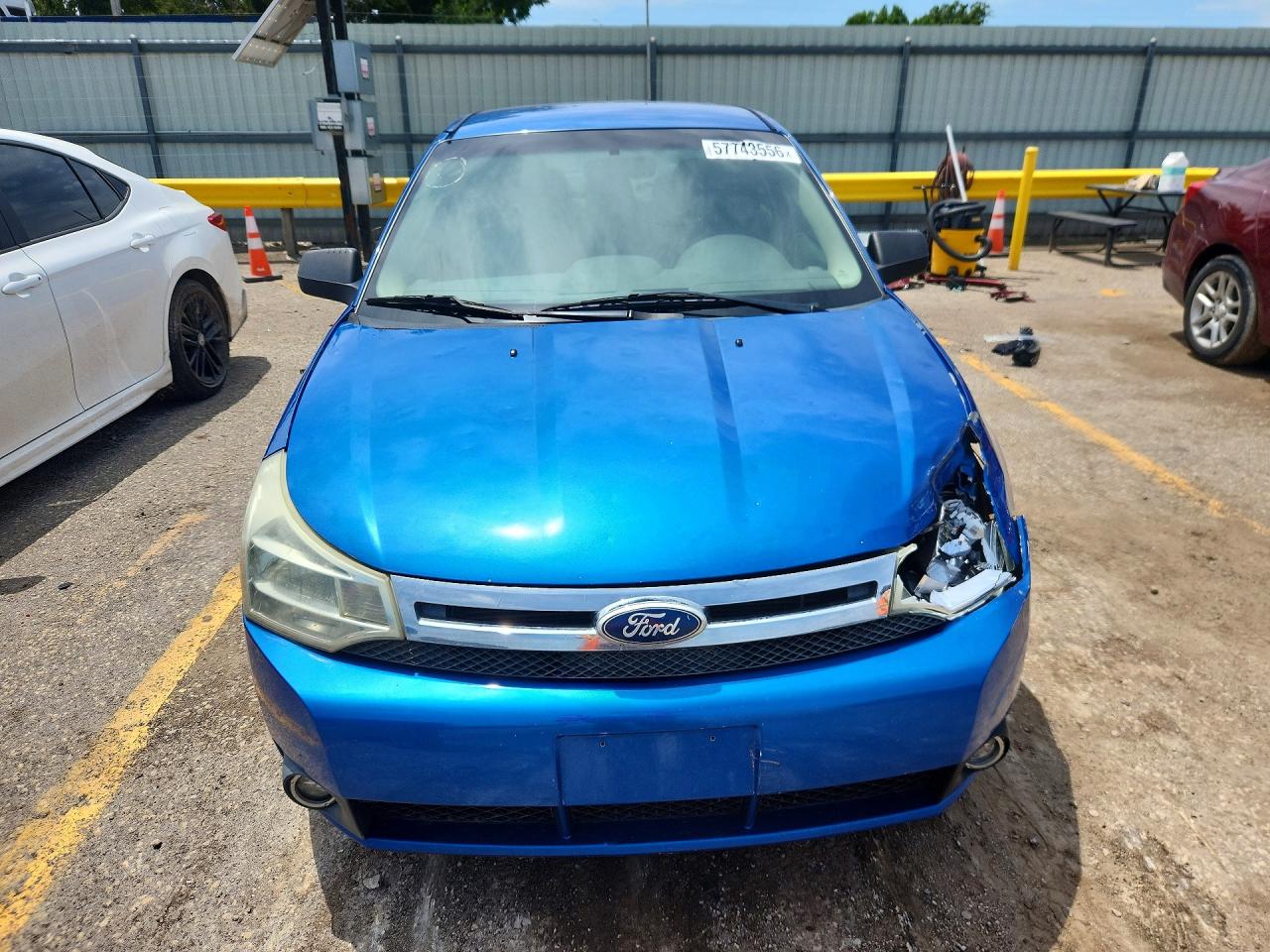 2011 Ford Focus S Синий vin: 1FAHP3EN4BW112357