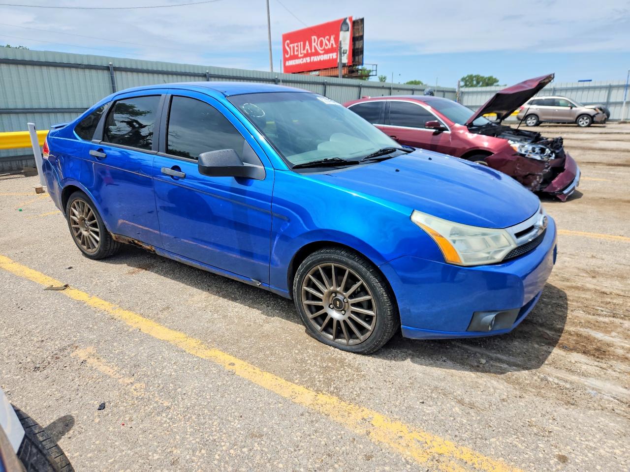 2011 Ford Focus S Синий vin: 1FAHP3EN4BW112357