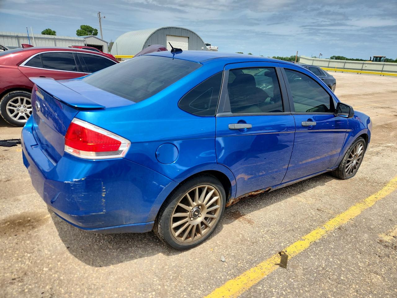 2011 Ford Focus S Синий vin: 1FAHP3EN4BW112357