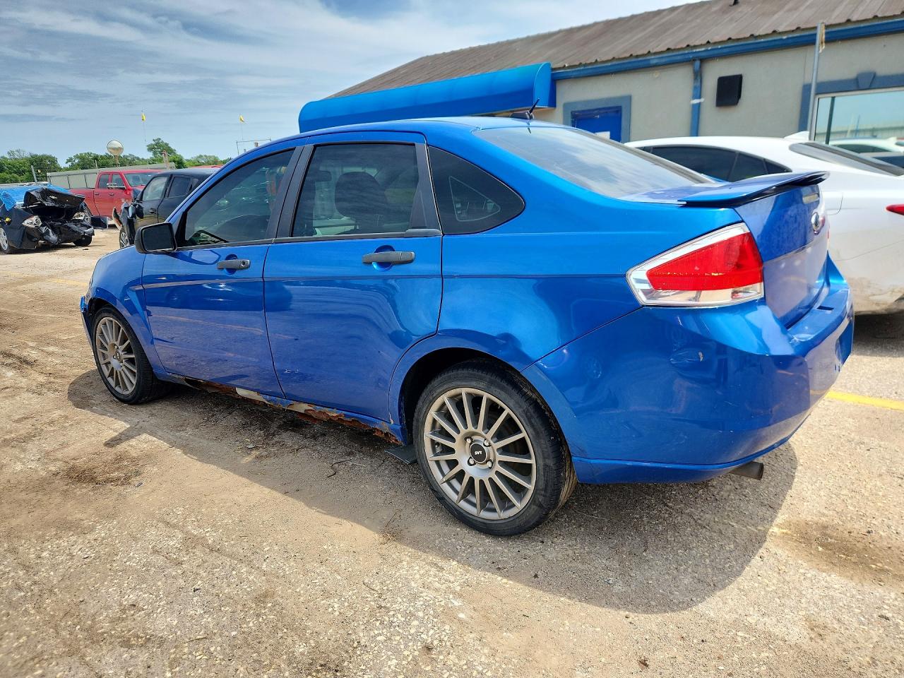 2011 Ford Focus S Синий vin: 1FAHP3EN4BW112357
