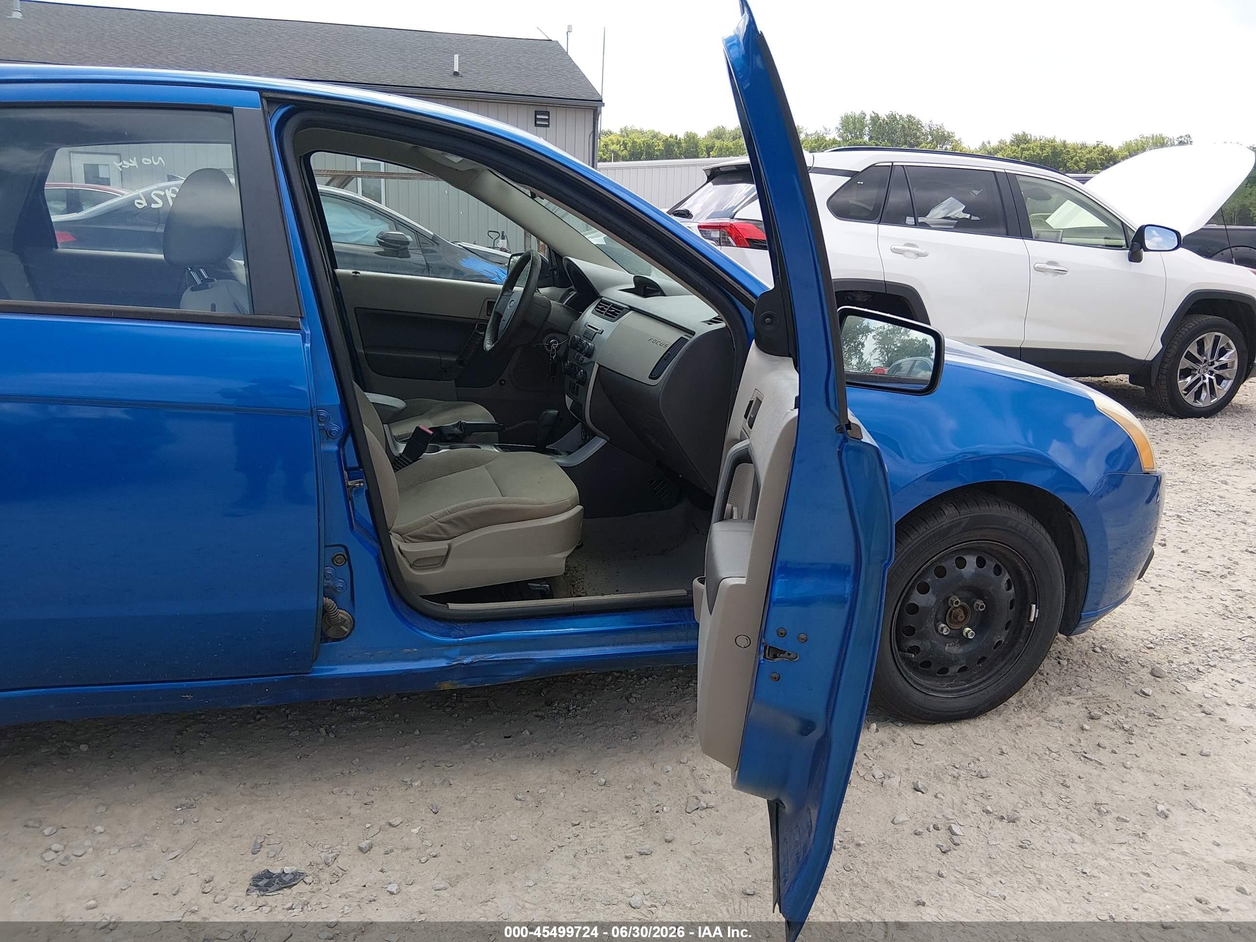 2010 Ford Focus S Blue vin: 1FAHP3EN5AW278286