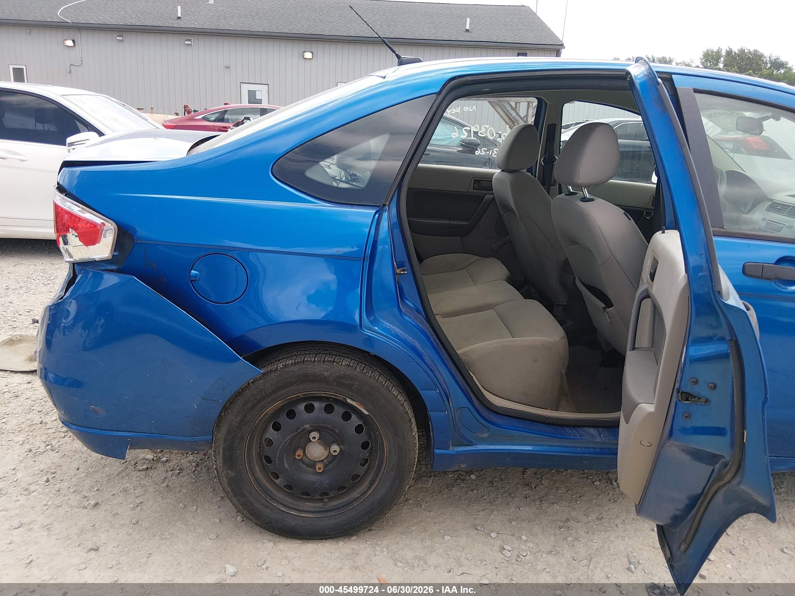 2010 Ford Focus S Blue vin: 1FAHP3EN5AW278286