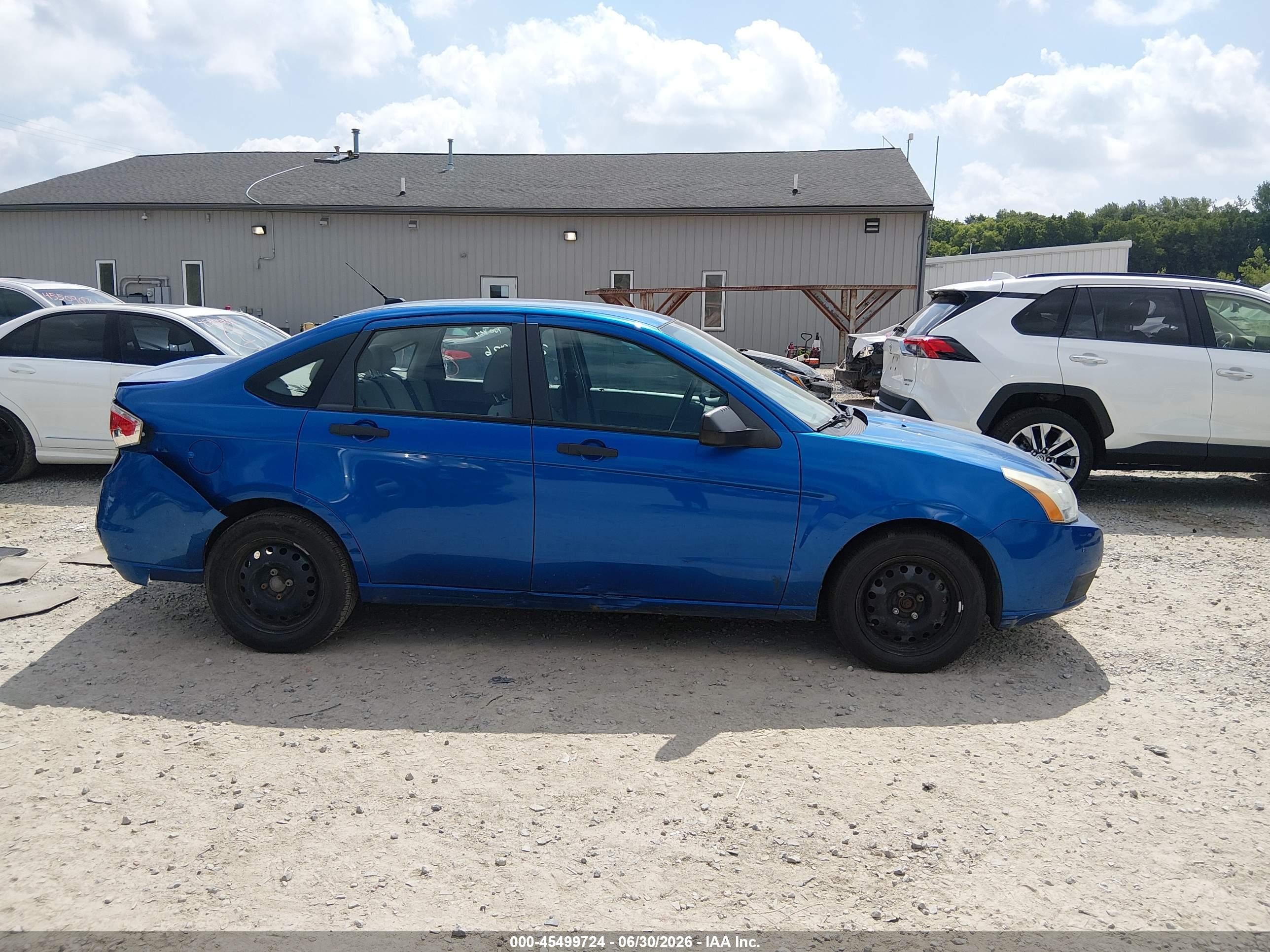 2010 Ford Focus S Blue vin: 1FAHP3EN5AW278286