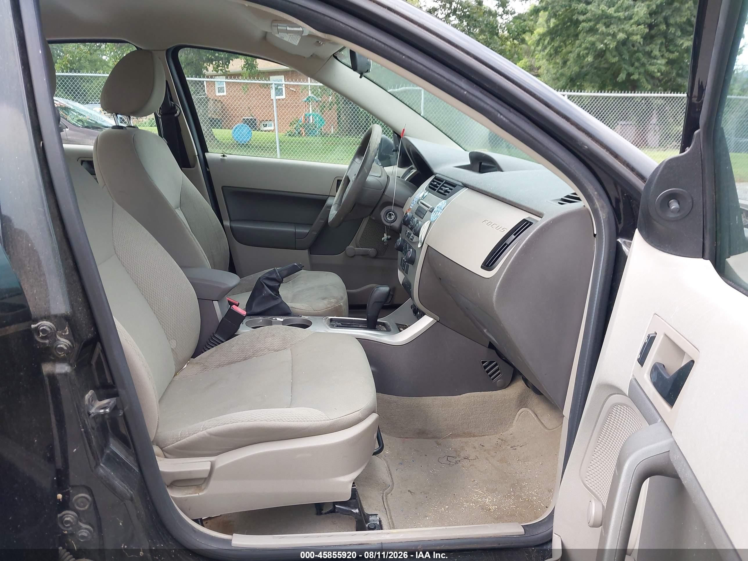 2010 Ford Focus S Black vin: 1FAHP3EN7AW140877