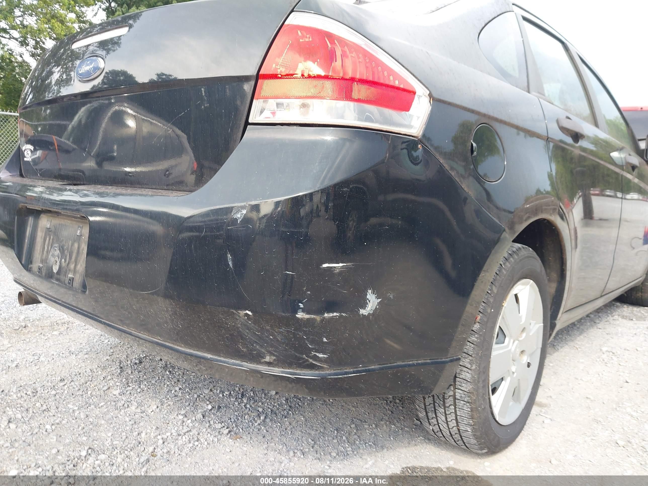 2010 Ford Focus S Black vin: 1FAHP3EN7AW140877