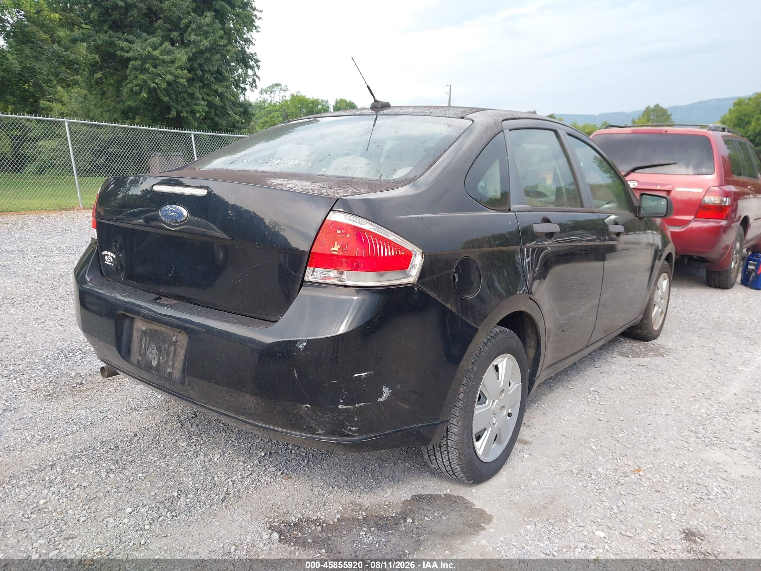 2010 Ford Focus S Black vin: 1FAHP3EN7AW140877