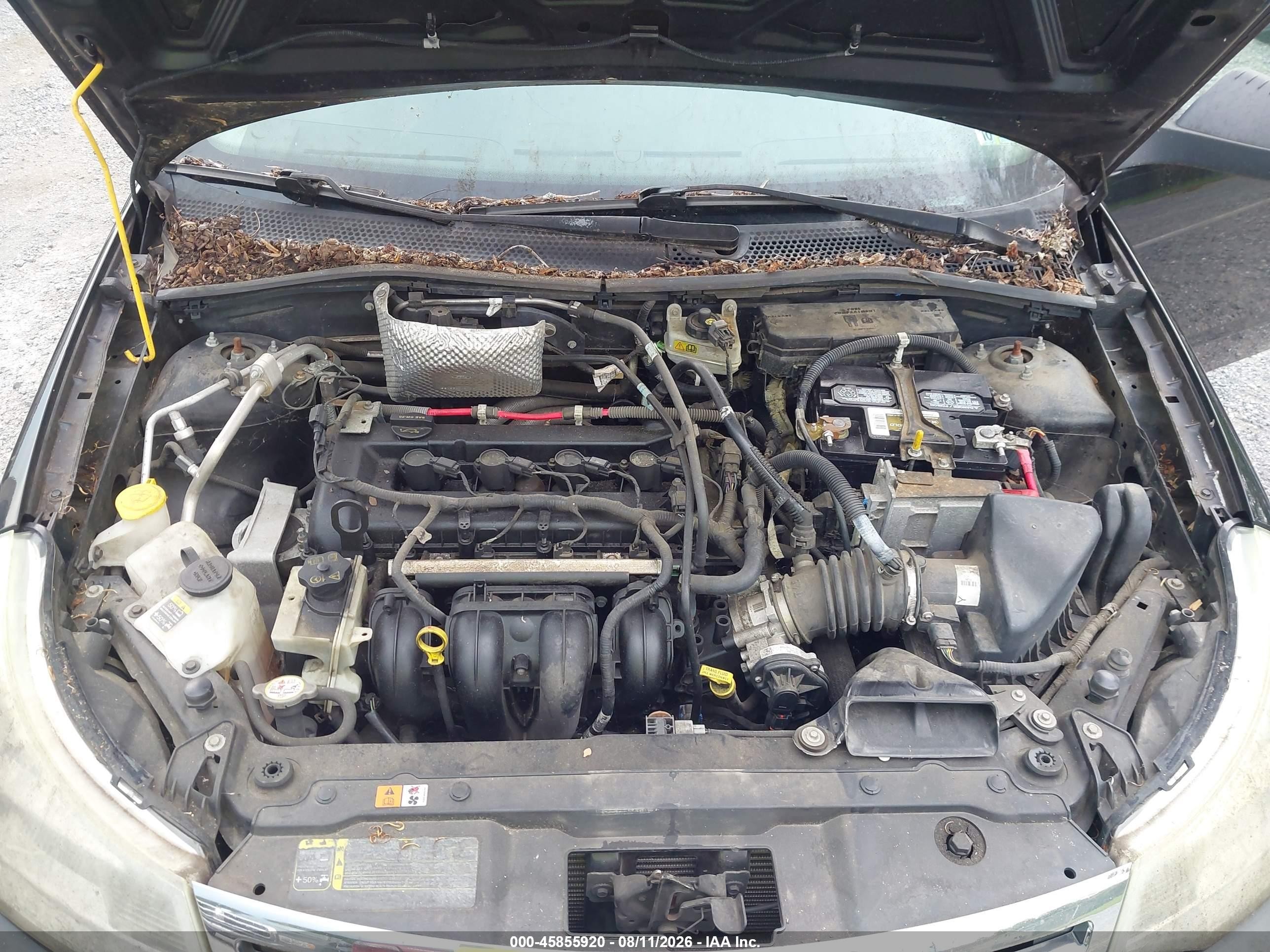 2010 Ford Focus S Black vin: 1FAHP3EN7AW140877