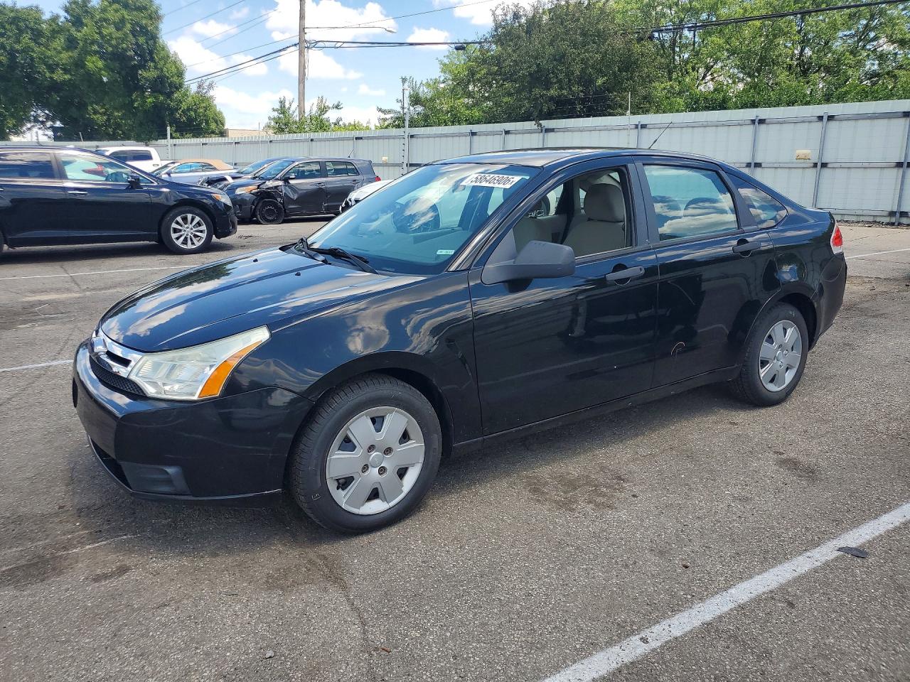 2010 Ford Focus S Black vin: 1FAHP3EN7AW201757