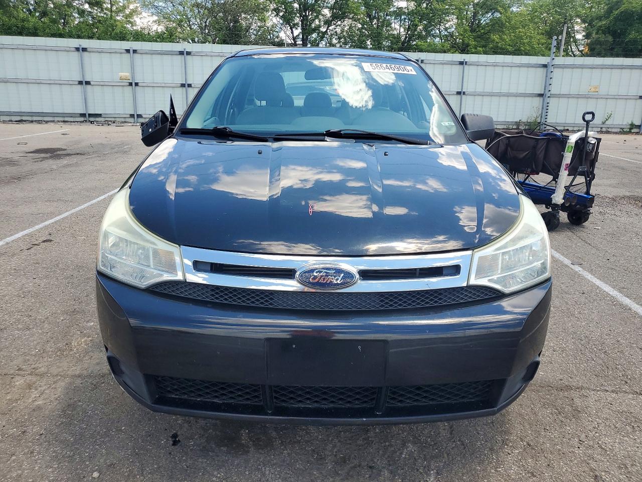 2010 Ford Focus S Black vin: 1FAHP3EN7AW201757