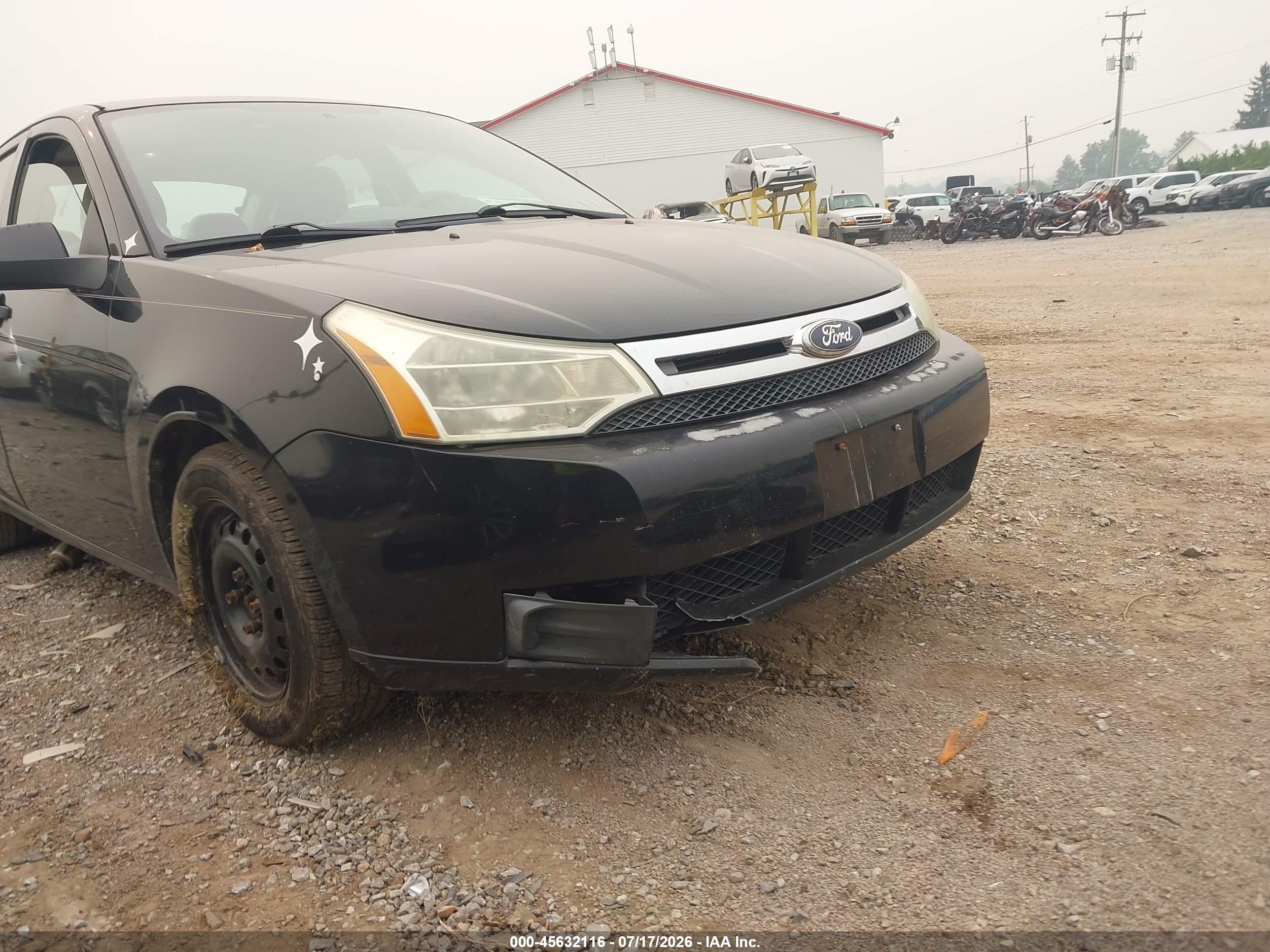 2010 Ford Focus S Black vin: 1FAHP3EN8AW285281