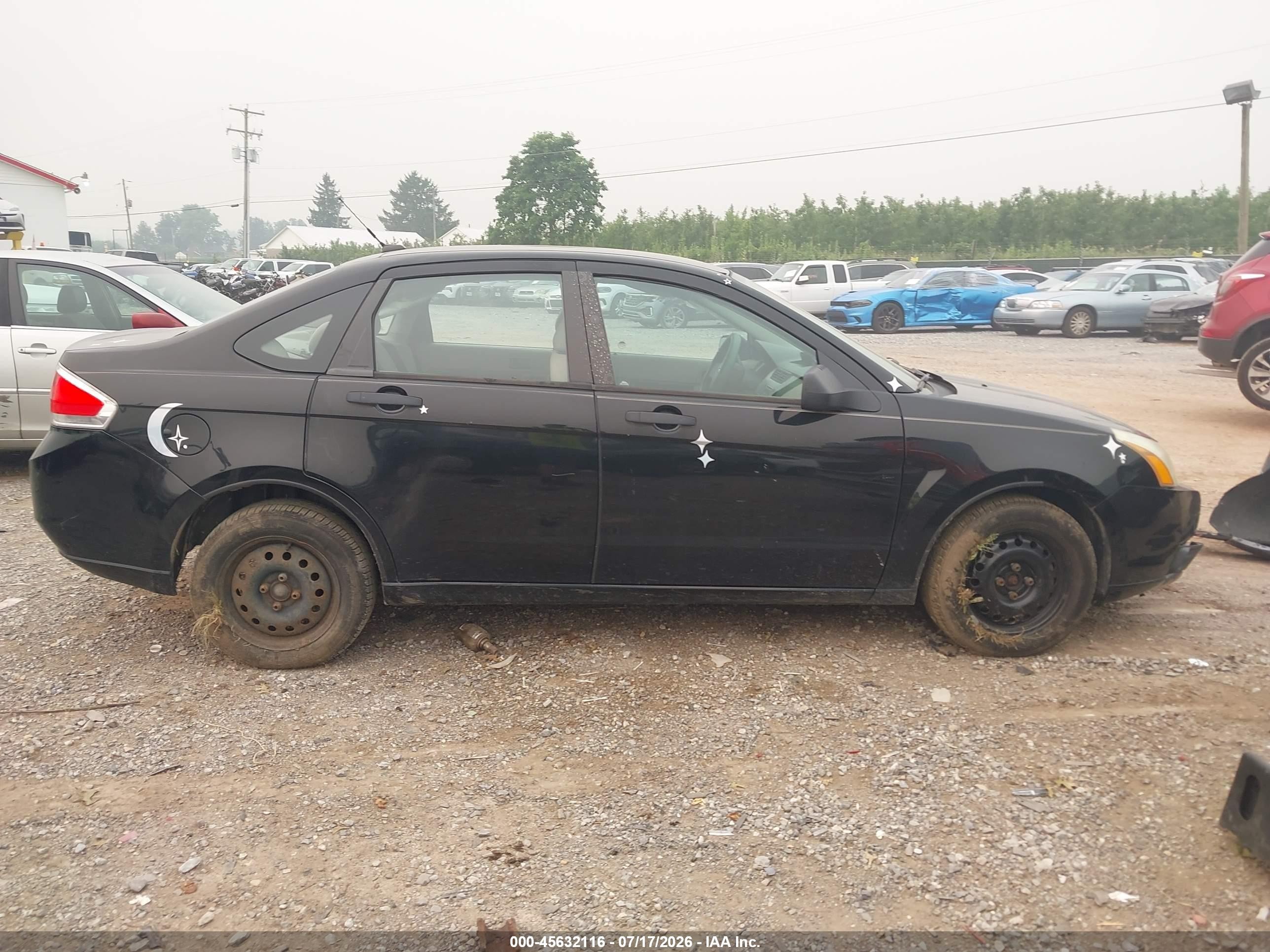 2010 Ford Focus S Black vin: 1FAHP3EN8AW285281
