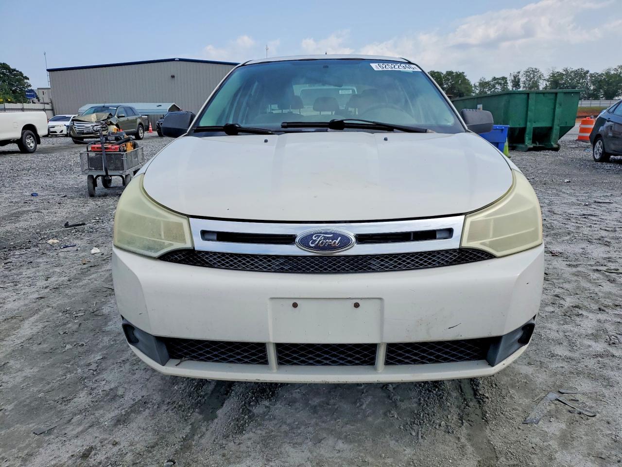 2010 Ford Focus S White vin: 1FAHP3EN9AW230306