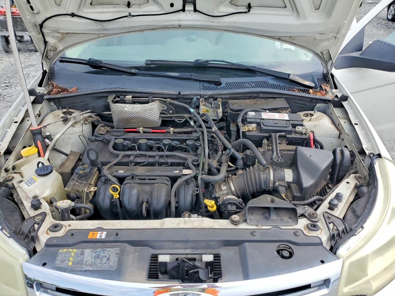 2010 Ford Focus S White vin: 1FAHP3EN9AW230306