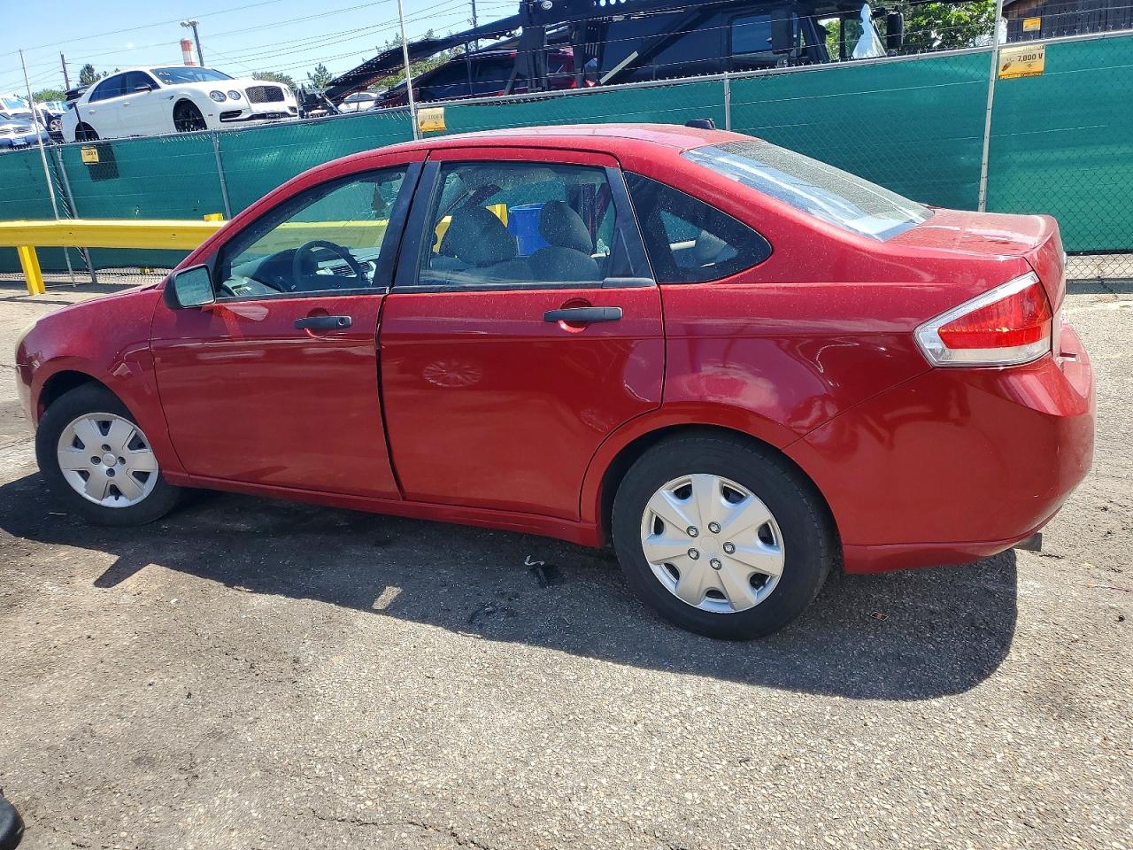 2010 Ford Focus S Темно-бордовый vin: 1FAHP3EN9AW291400