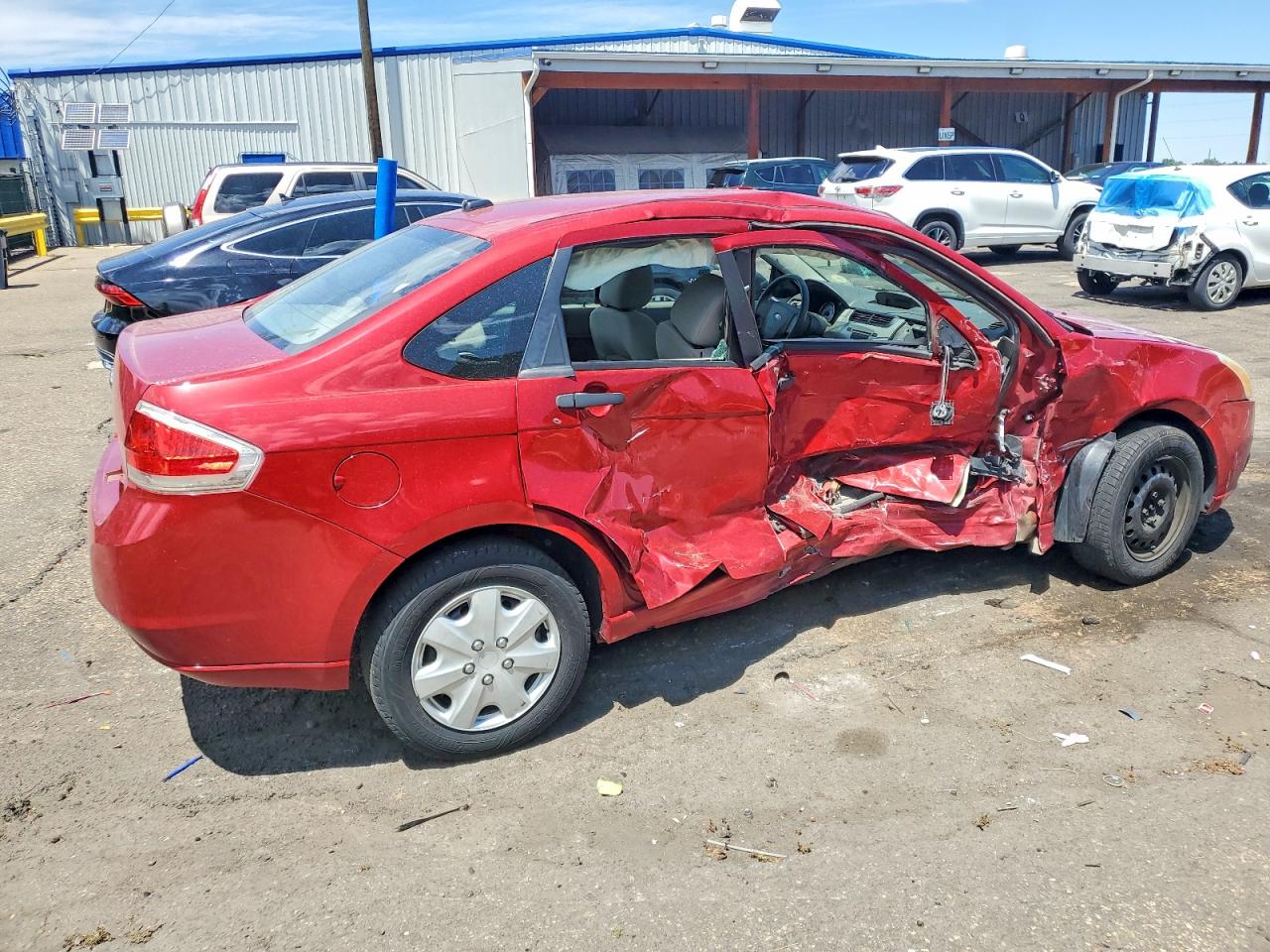 2010 Ford Focus S Темно-бордовый vin: 1FAHP3EN9AW291400