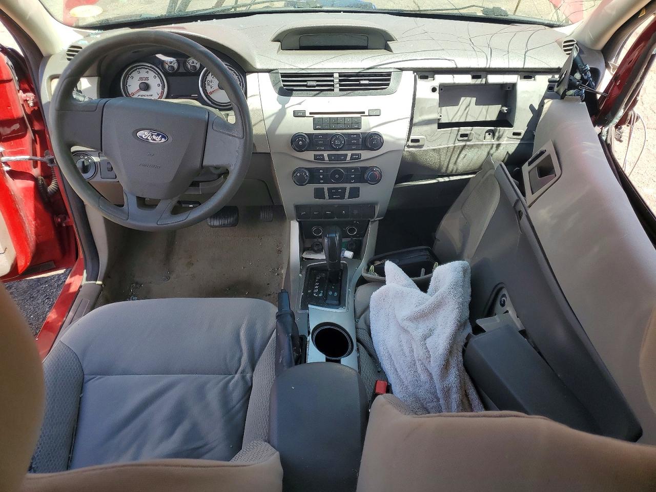 2010 Ford Focus S Темно-бордовый vin: 1FAHP3EN9AW291400