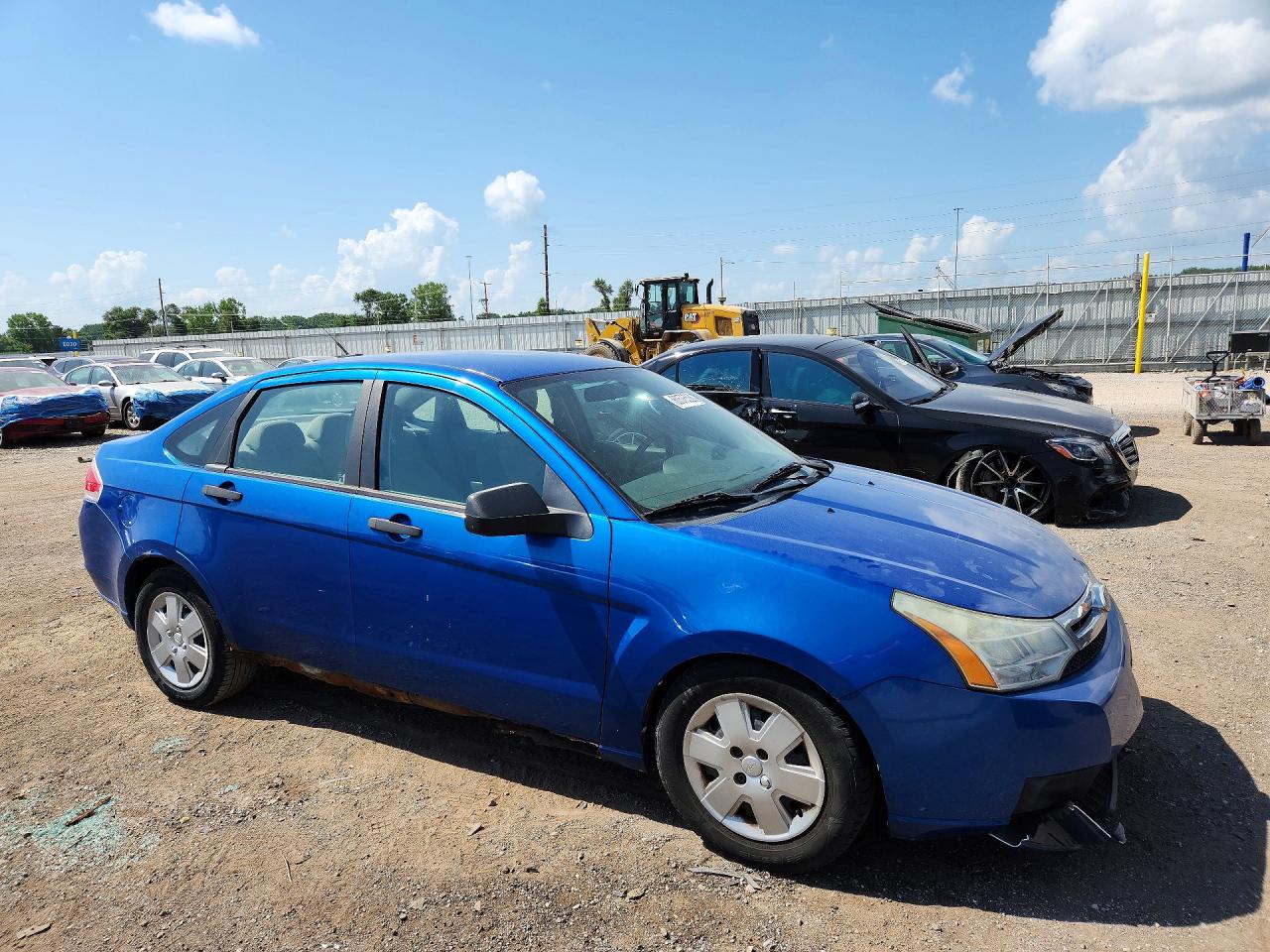 2010 Ford Focus S Blue vin: 1FAHP3EN9AW296516