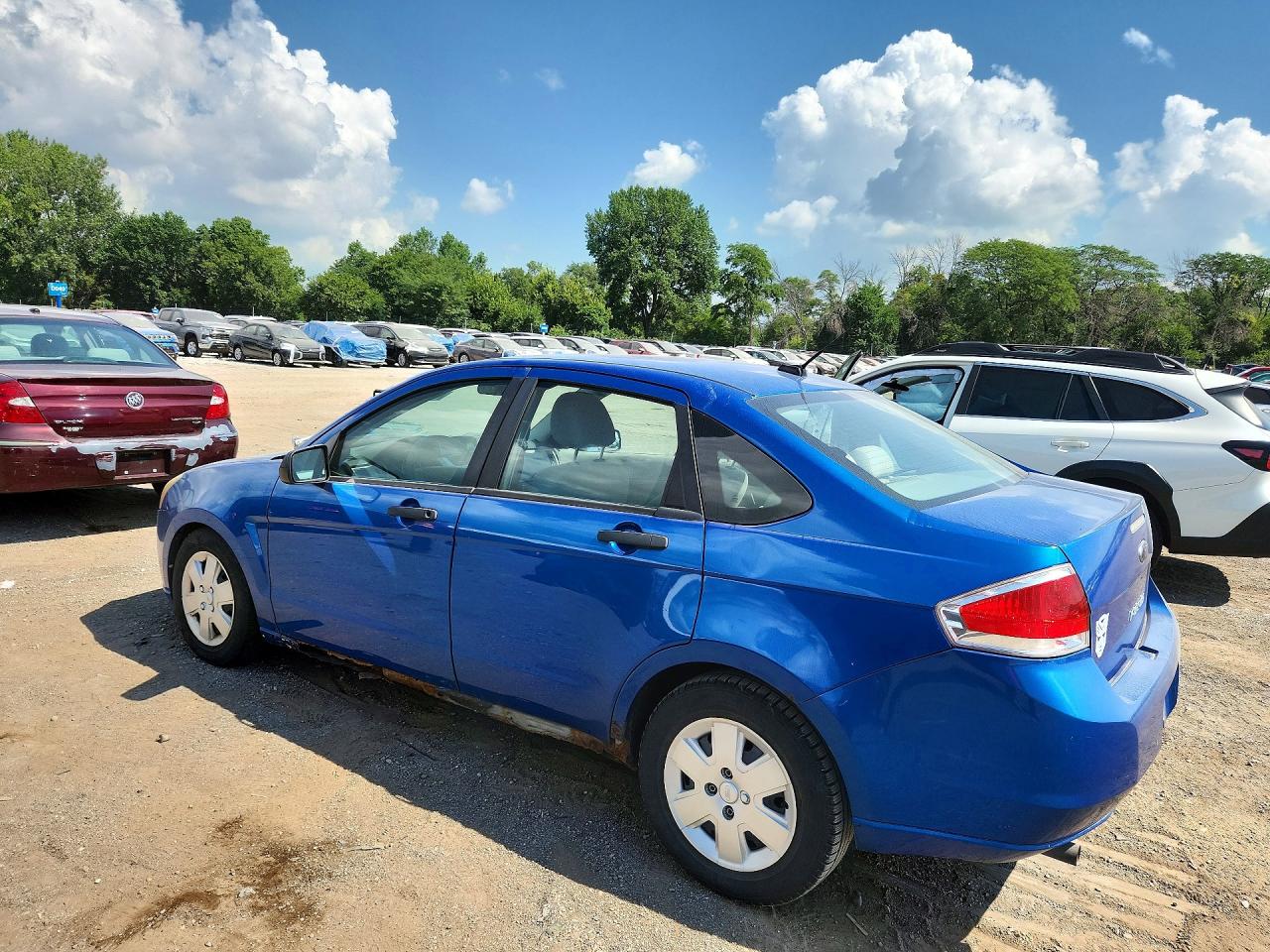 2010 Ford Focus S Blue vin: 1FAHP3EN9AW296516