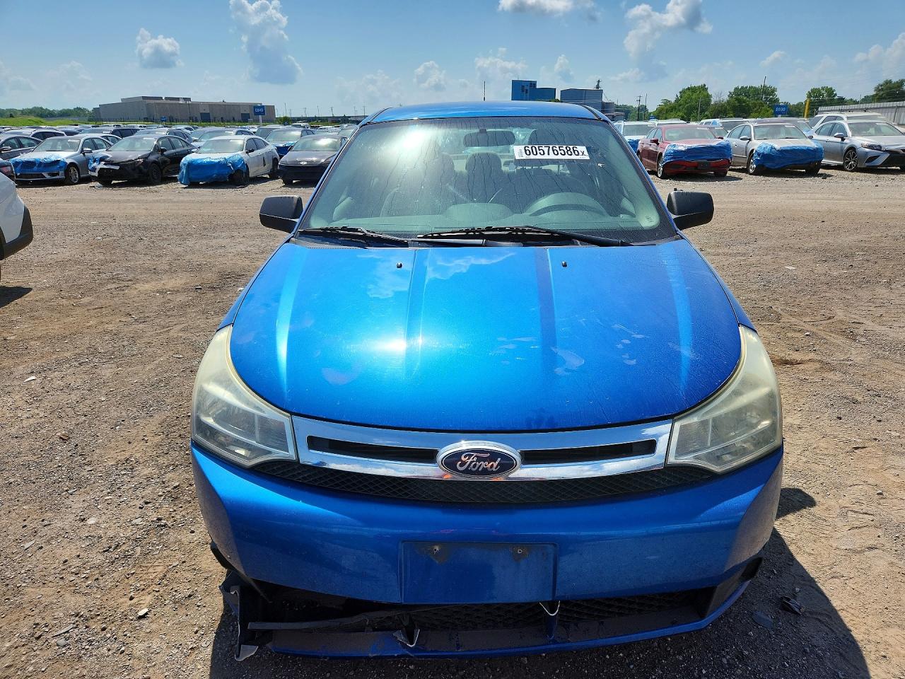 2010 Ford Focus S Blue vin: 1FAHP3EN9AW296516