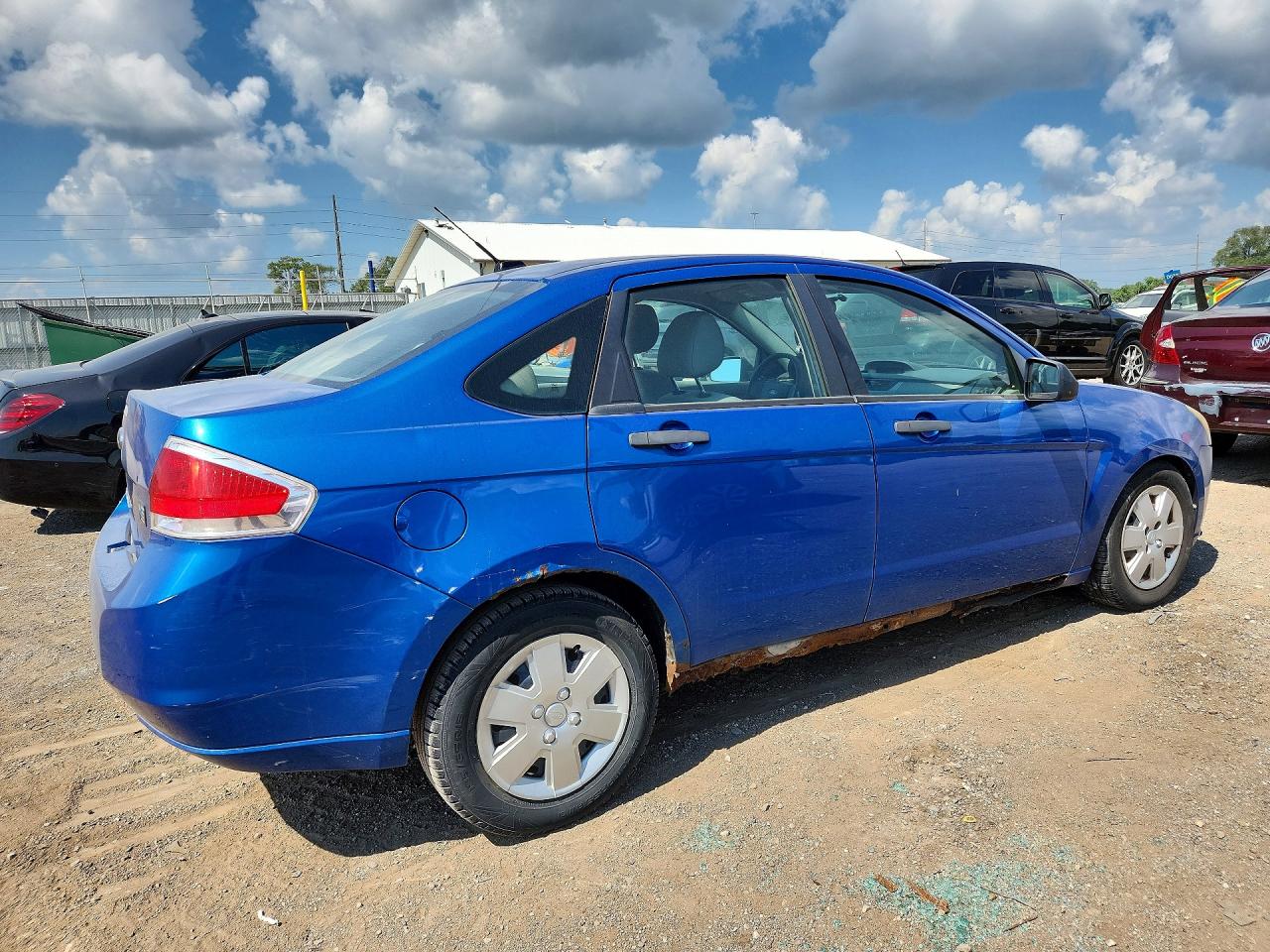 2010 Ford Focus S Blue vin: 1FAHP3EN9AW296516