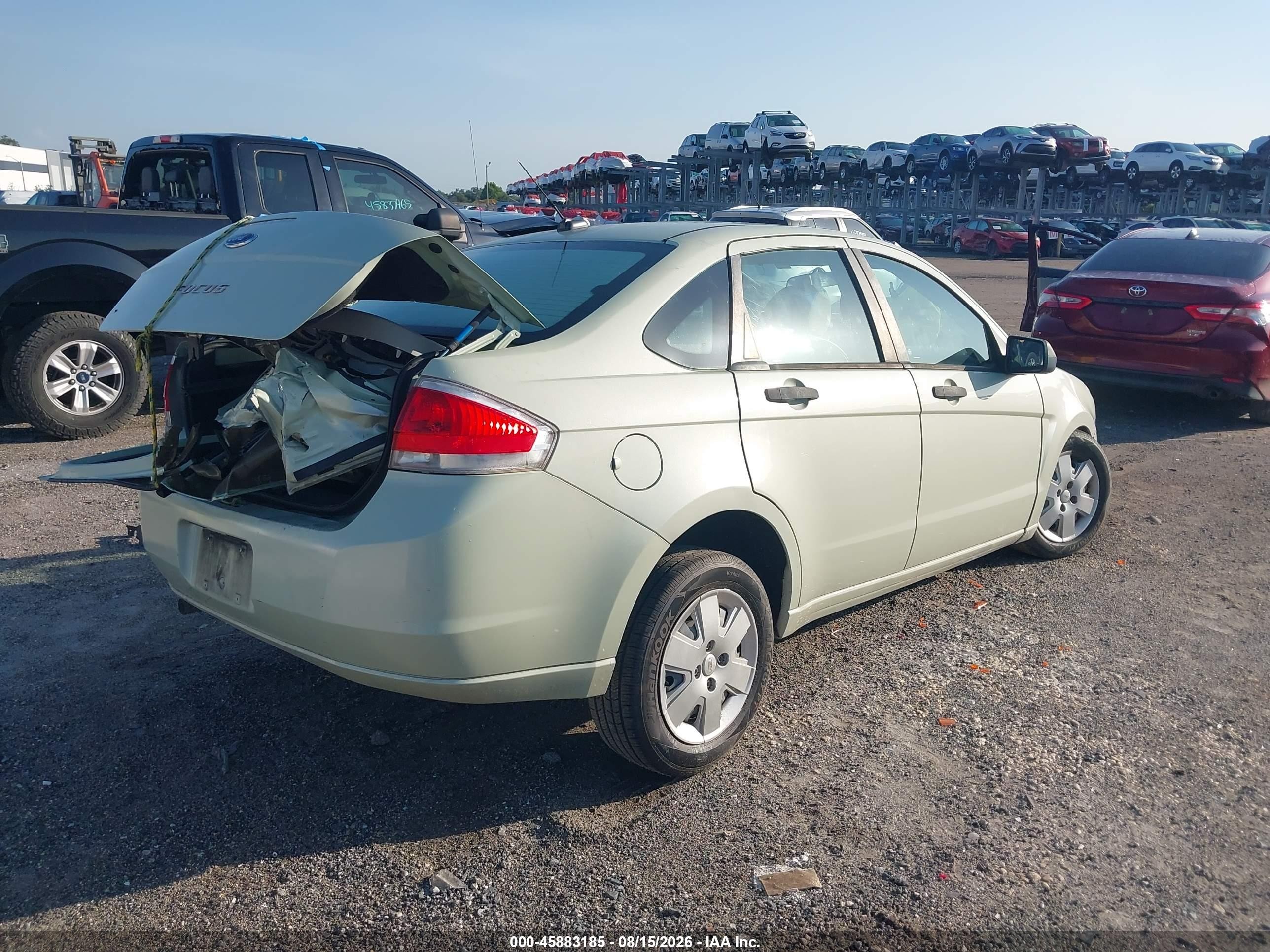 2011 Ford Focus S Green vin: 1FAHP3EN9BW142289